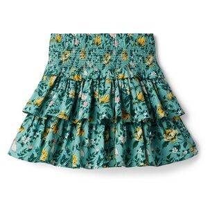 Janie and Jack Tiered Floral Skirt, Size 14